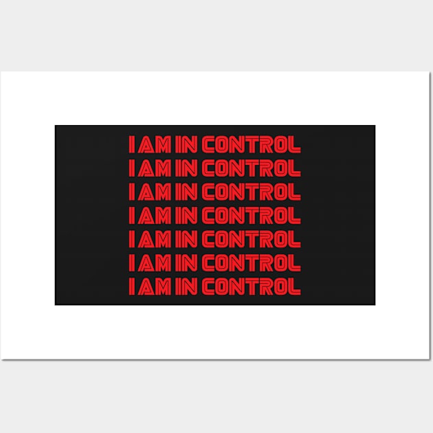 Mr. Robot - I am in control, I am in control Wall Art by SpaceNigiri